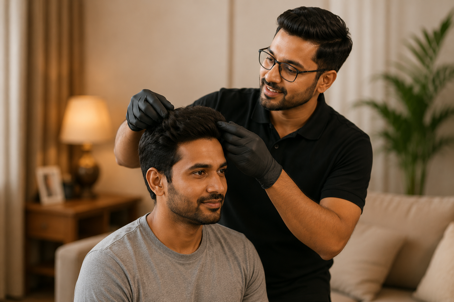 Measurement and hair matching service